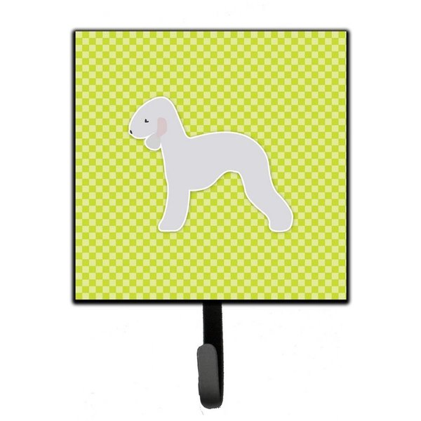 Micasa Bedlington Terrier Checkerboard Green Leash or Key Holder MI230126